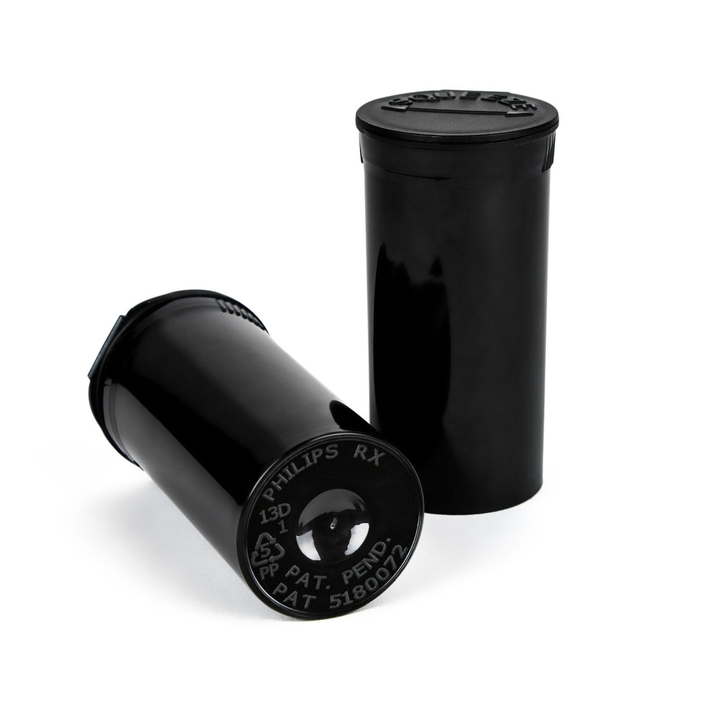 Pop Top Vial - 13 Dram Philips RX Child Resistant - 315pk. Box Assorted Colors