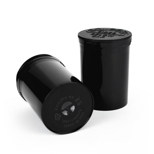 Pop Top Vial - 30 Dram Philips RX Child Resistant - 150pk. Box Assorted Colors