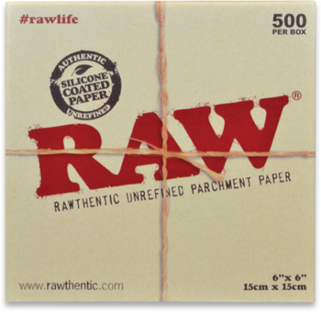 Raw - Parchment Squares (6"x6") - 500 ct.