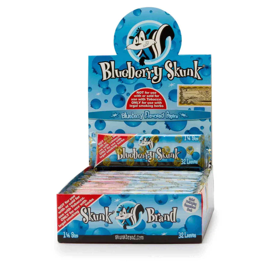 SKUNK BRAND FLAVORED ROLLING PAPERS 1 1/4 SIZE 24 PK