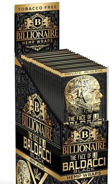 BILLIONAIRE Hemp Wraps - 2ct/25pk