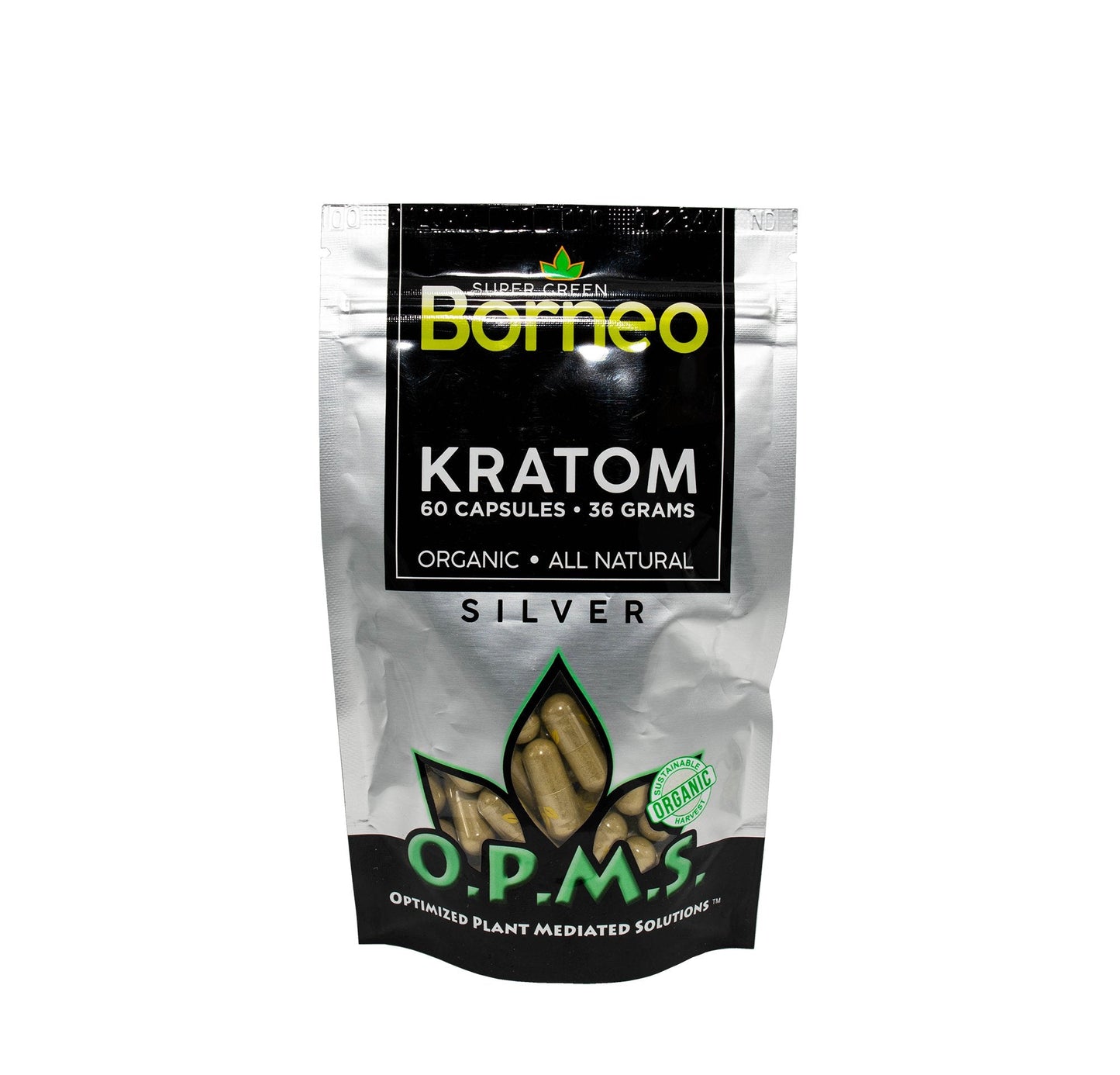 O.M.P.S - All Natural Kratom 60 Capsules