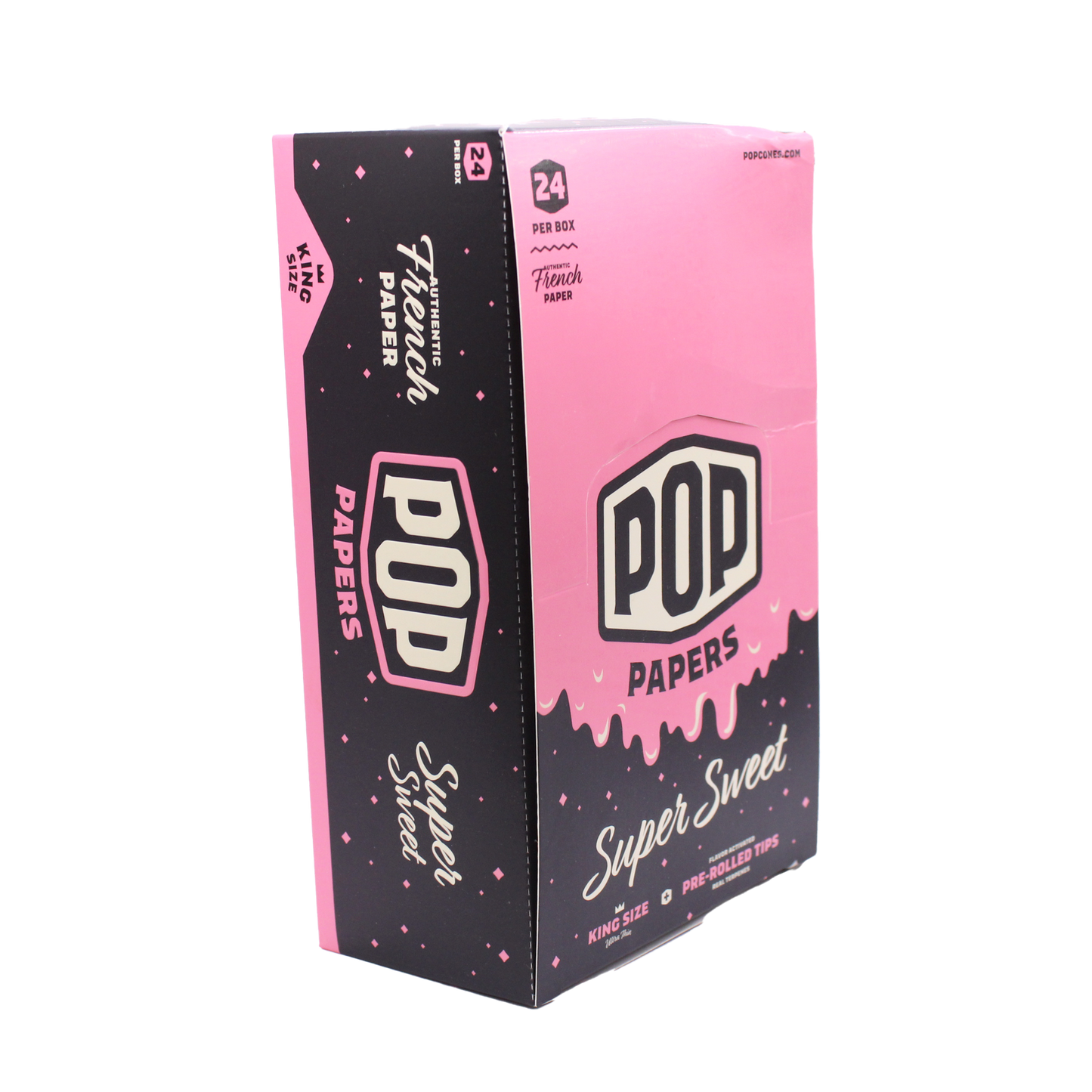 Pop Papers Rolling Papers and Tips - King Size