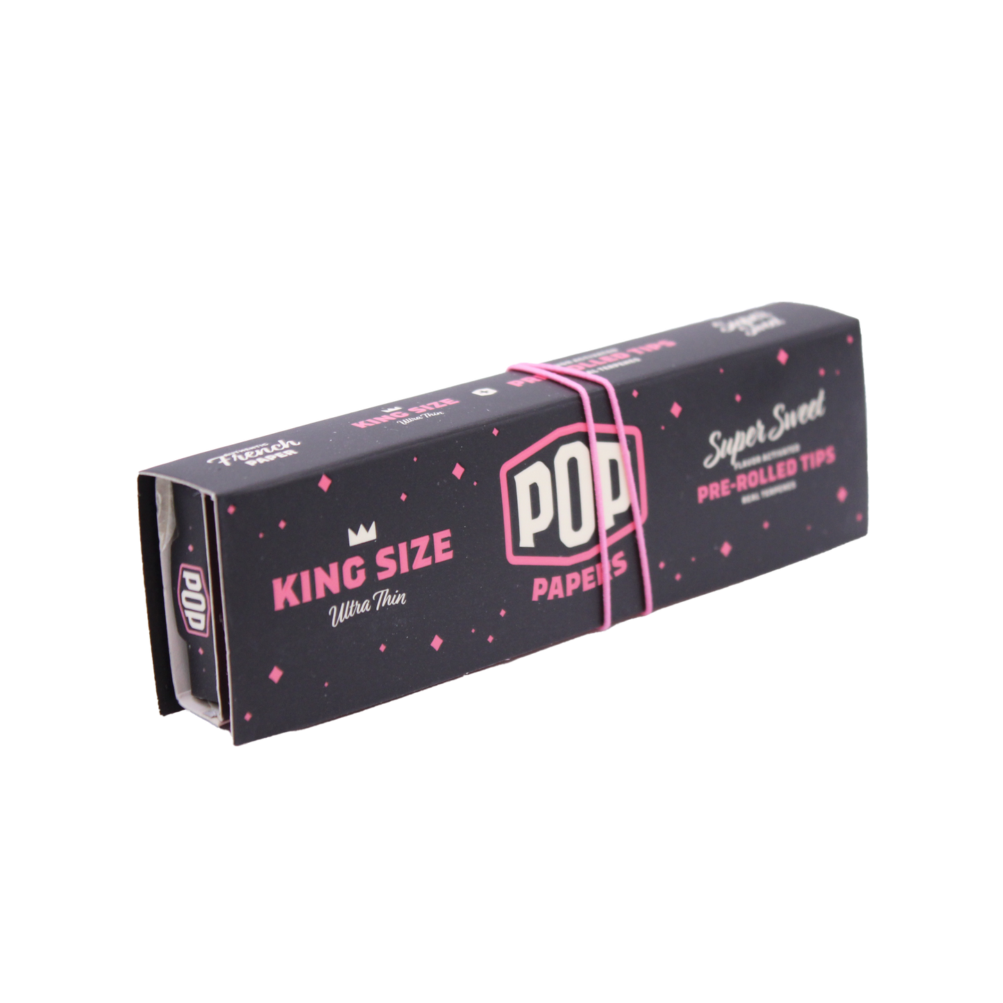 Pop Papers Rolling Papers and Tips - King Size