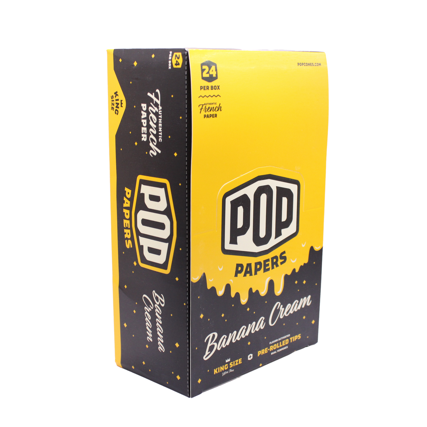 Pop Papers Rolling Papers and Tips - King Size