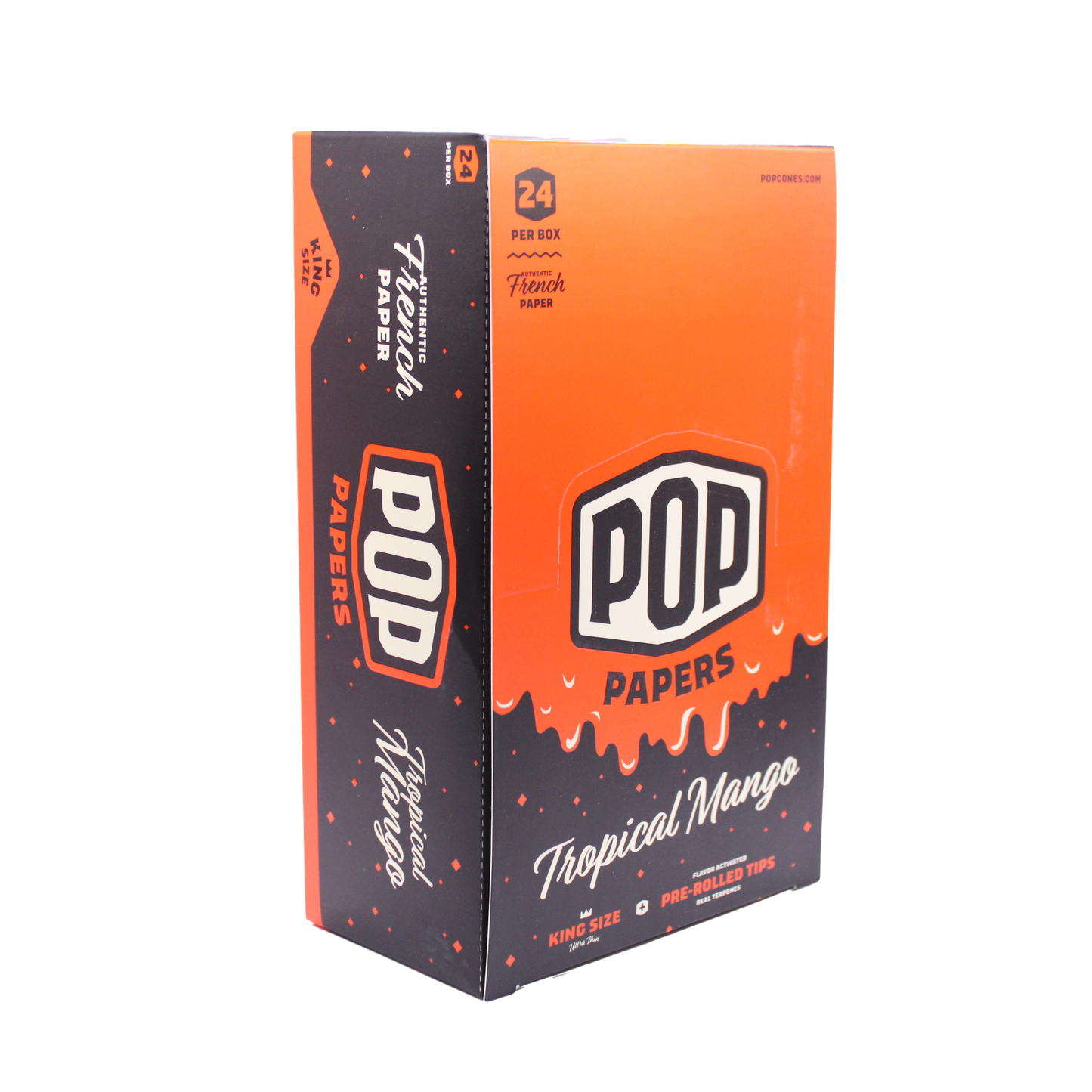 Pop Papers Rolling Papers and Tips - King Size