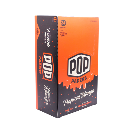 Pop Papers Rolling Papers and Tips - King Size