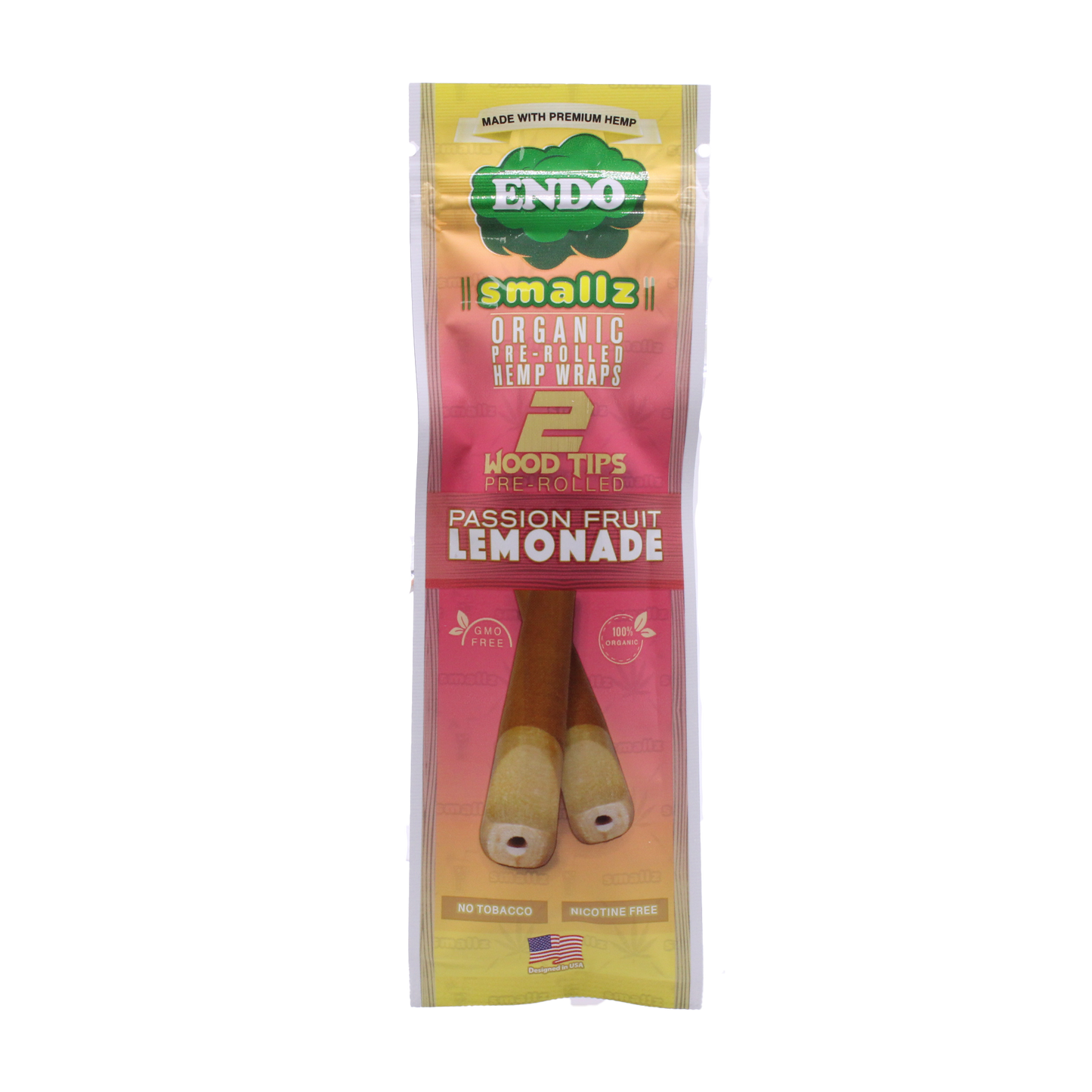 Endo Smallz Pre-Rolled Hemp Wraps - 15 CT