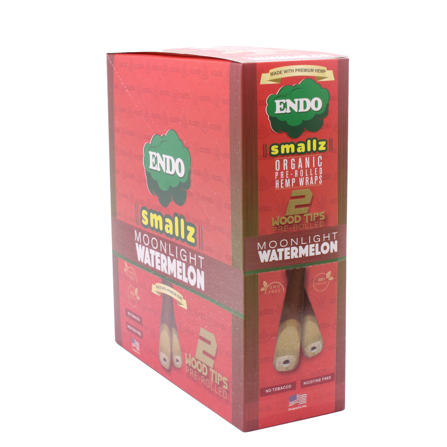 Endo Smallz Pre-Rolled Hemp Wraps - 15 CT