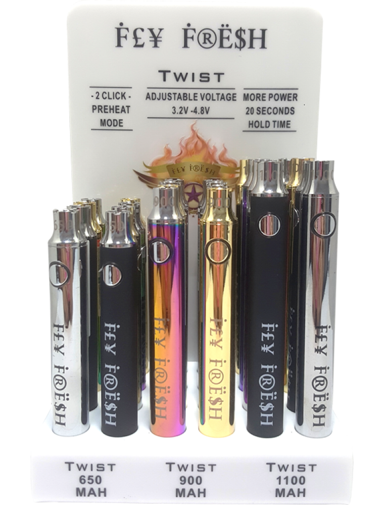 Fly Fresh - Twist Battery Display - 24ct.