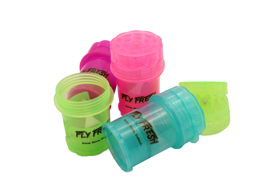 Fly Fresh Grinder With Kief Catch