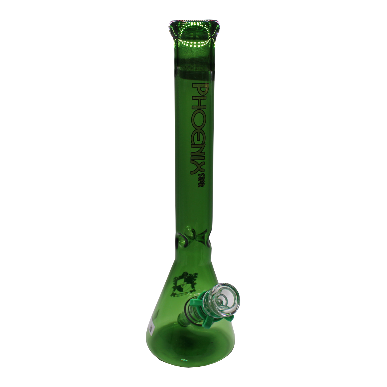 PHOENIX STAR Straight Bong Double Matrix Percs 13.5 Inches