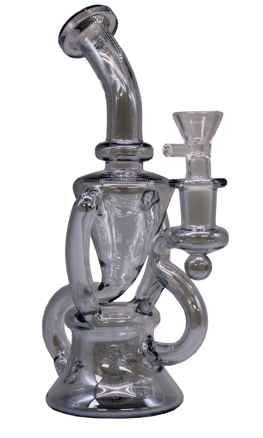 Holographic Recycler Waterpipe 8"