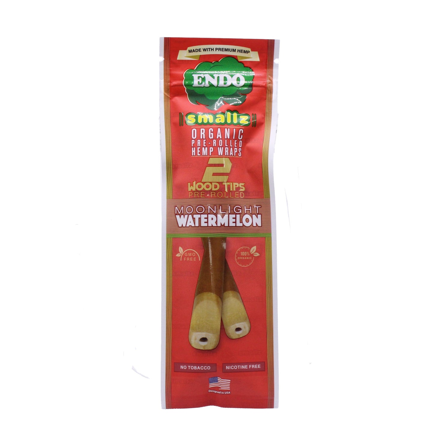 Endo Smallz Pre-Rolled Hemp Wraps - 15 CT