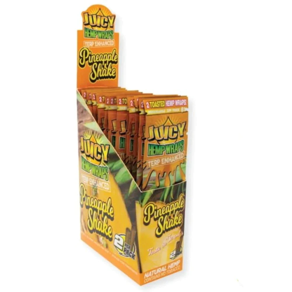 JUICY HEMP WRAPS TERPS ENHANCED-25CT/2PK
