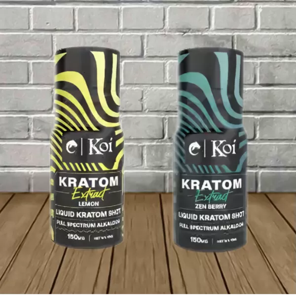 KOI LIQUID KRATOM SHOTS 10ML 150MG-12CT