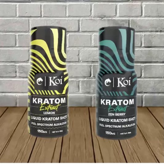 KOI LIQUID KRATOM SHOTS 10ML 150MG-12CT