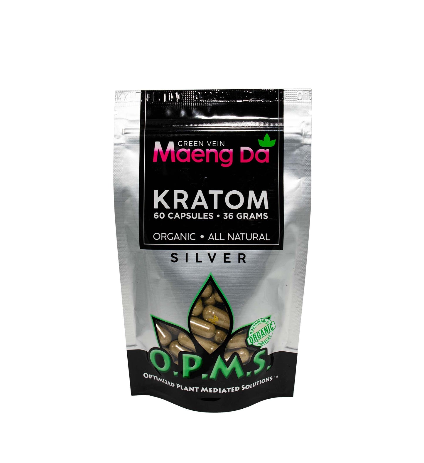 O.M.P.S - All Natural Kratom 60 Capsules