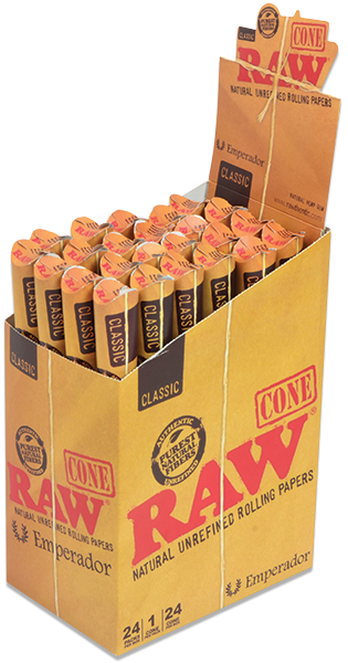 Raw - Classic Supernatural Cones - 15 ct.