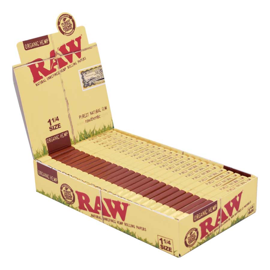 Raw - Organic Hemp Rolling Paper 1 1/4"