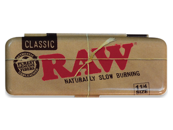 RAW-1 1/4 SIZE CLASSIC METAL ROLLING CASE