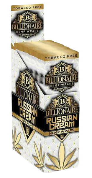 BILLIONAIRE Hemp Wraps - 2ct/25pk