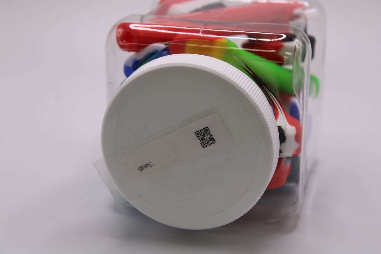 SILICONE HAND PIPE WITH CAP 3.5" 7CT JAR