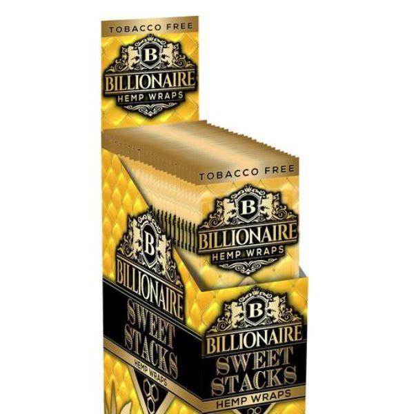 BILLIONAIRE Hemp Wraps - 2ct/25pk