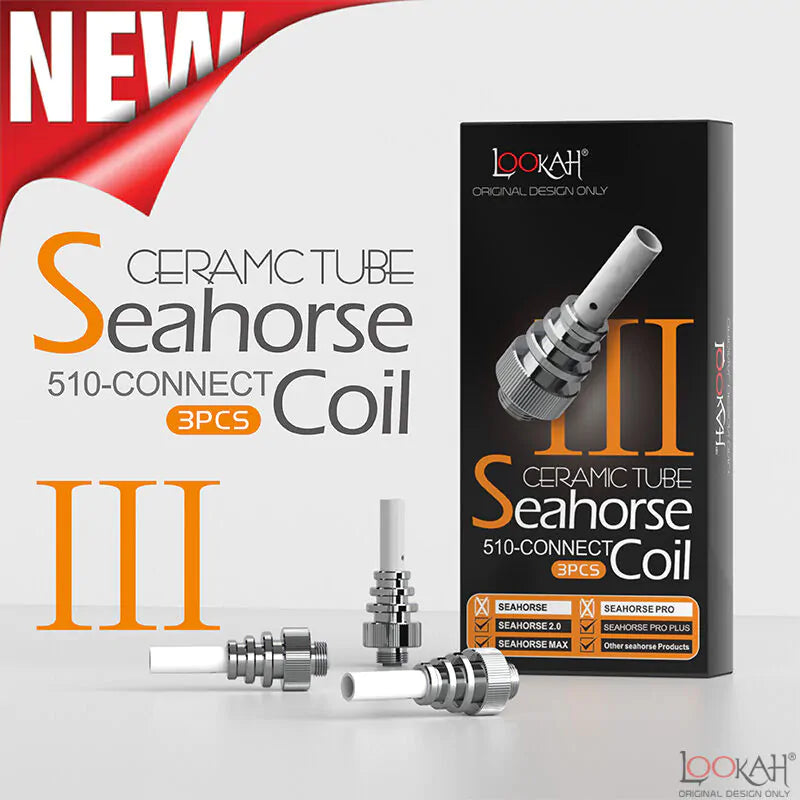 LOOKAH SEAHORSE CERAMIC COIL 3PCS