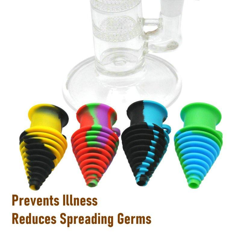 Silicone Water Pipe Mouthpiece - Assorted Colors