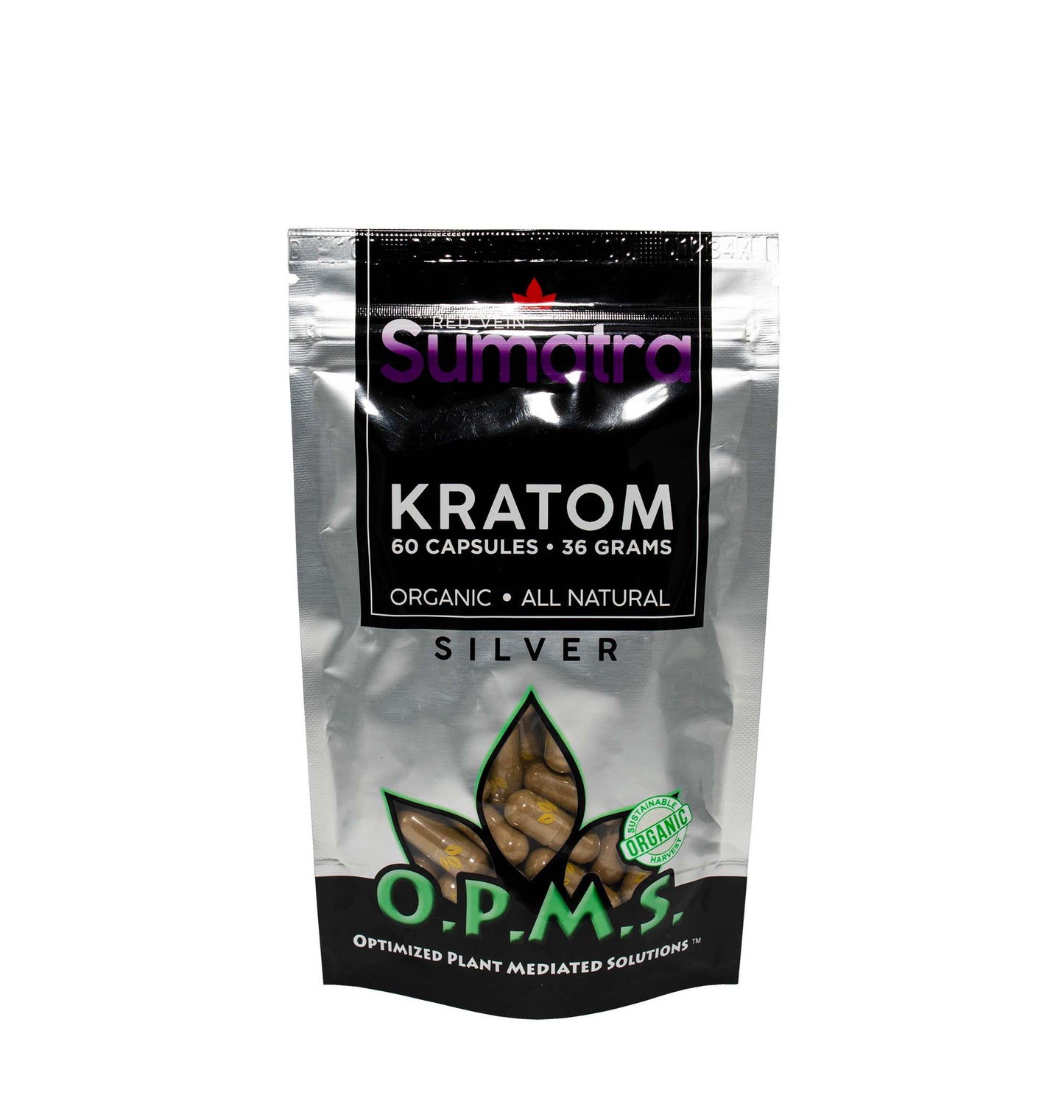 O.M.P.S - All Natural Kratom 60 Capsules