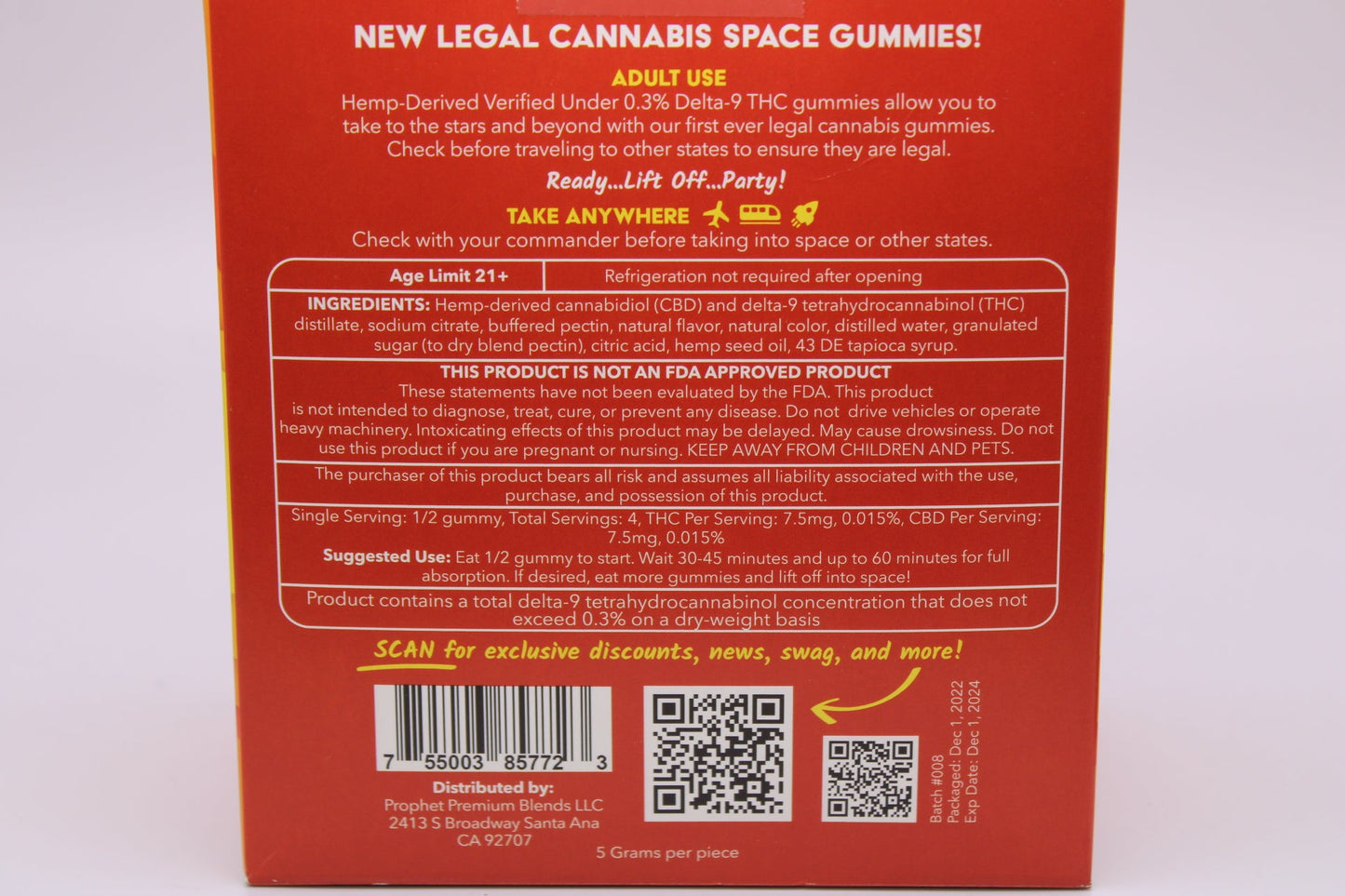 PACE GODS DELTA 9 + CDB 60MG CITRUS PUNCH