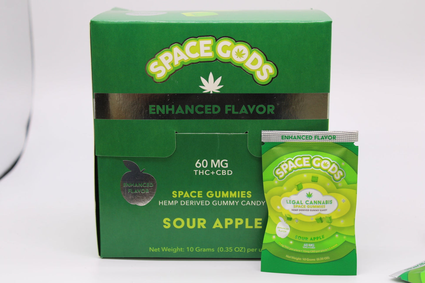 SPACE GODS DELTA 9 + CDB 60MG SOUR APPLE