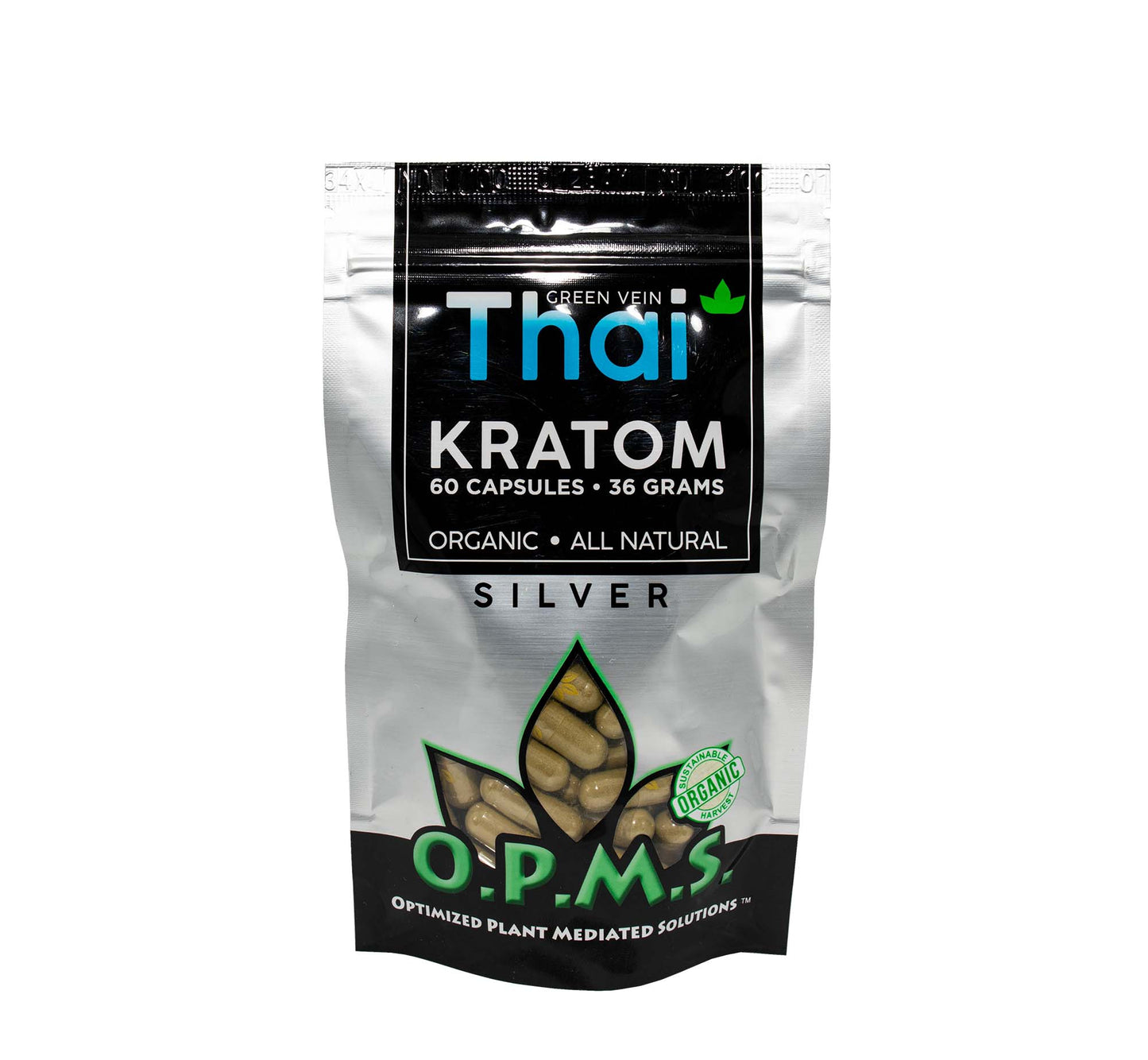 O.M.P.S - All Natural Kratom 60 Capsules