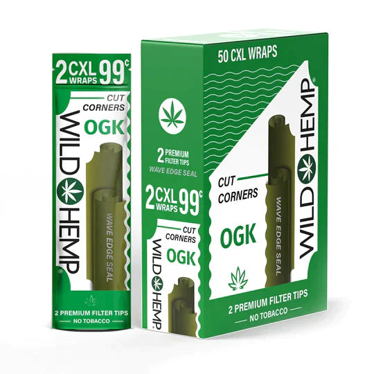 XL WILD HEMP CUT CORNERS 2PK 50CT