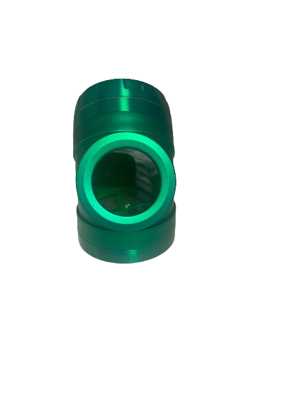 CHROMIUM CRUSHER - ELBOW SPINNER GRINDER 4PC - ASSORTED DESIGNS