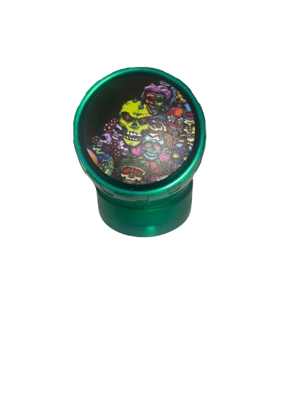 CHROMIUM CRUSHER - ELBOW SPINNER GRINDER 4PC - ASSORTED DESIGNS
