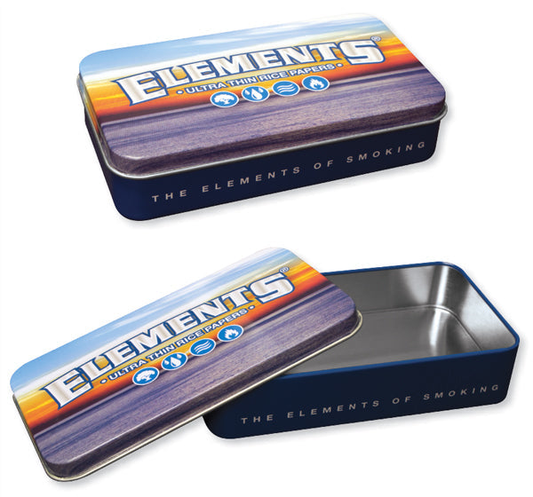 Elements - Blue Metal Tin Box