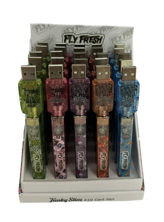 FLY FRESH FUNKY SLIM 510 CART PEN 25PC