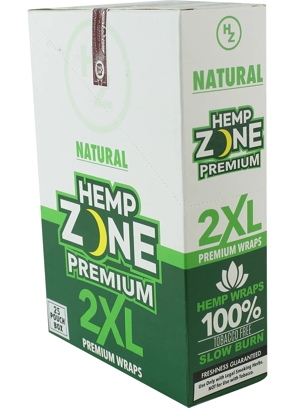HEMP ZONE PREMIUM WRAPS- 2XL- 25CT