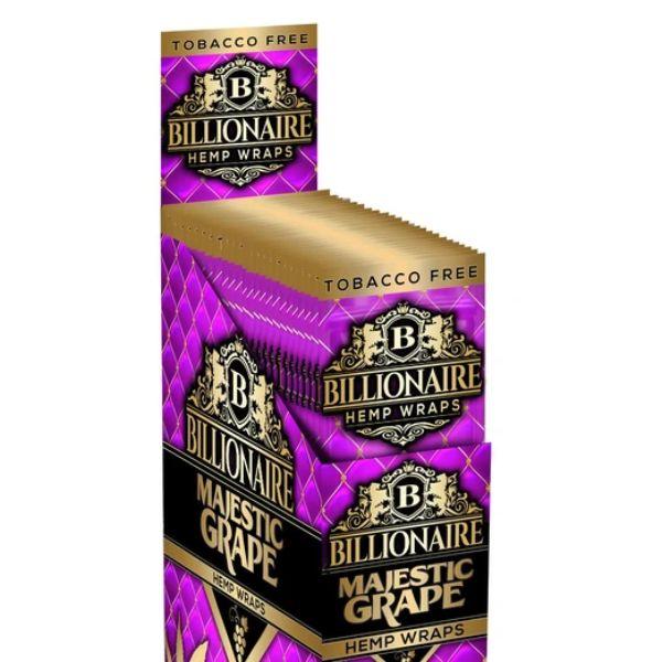 BILLIONAIRE Hemp Wraps - 2ct/25pk
