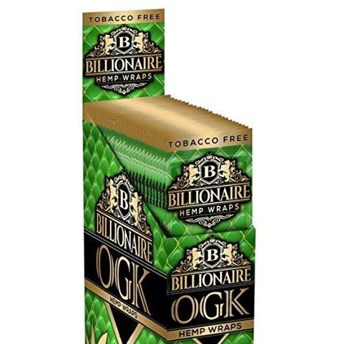 BILLIONAIRE Hemp Wraps - 2ct/25pk