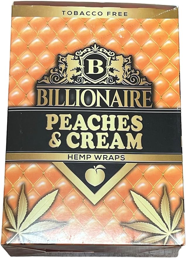 BILLIONAIRE Hemp Wraps - 2ct/25pk