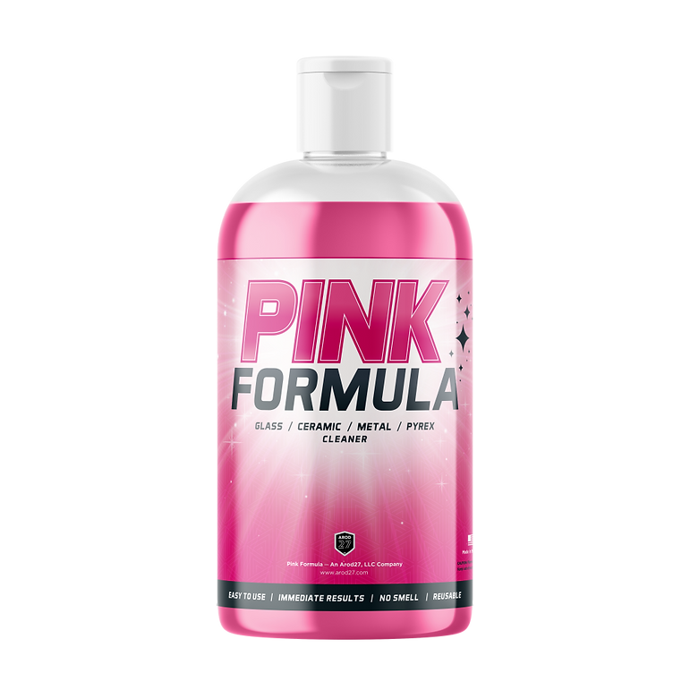 PINK FORMULA GLASS CLEANER 16OZ