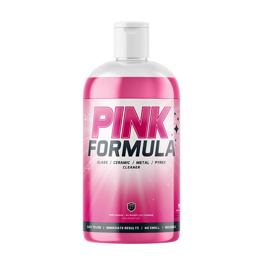 PINK FORMULA GLASS CLEANER 16OZ