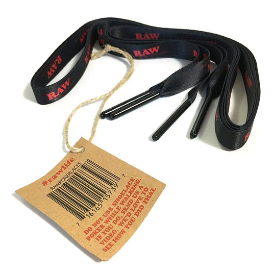 Raw - Poker Shoelaces
