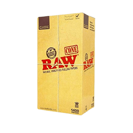 Raw - Classic King Size Pre-Rolled Cone - 1400 ct.