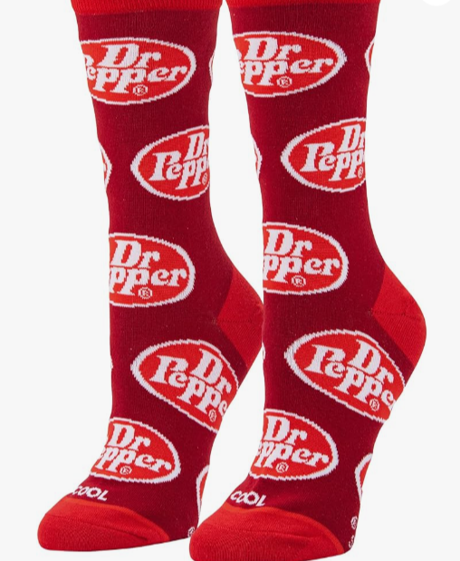 CRAZY SOCKS DR PEPPER