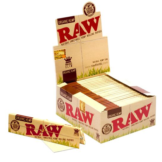 Raw - Organic Hemp Rolling Paper Kingsize Slim