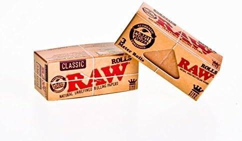 RAW - CLASSIC ROLLS KING SIZE 3 METER ROLLS - 12CT